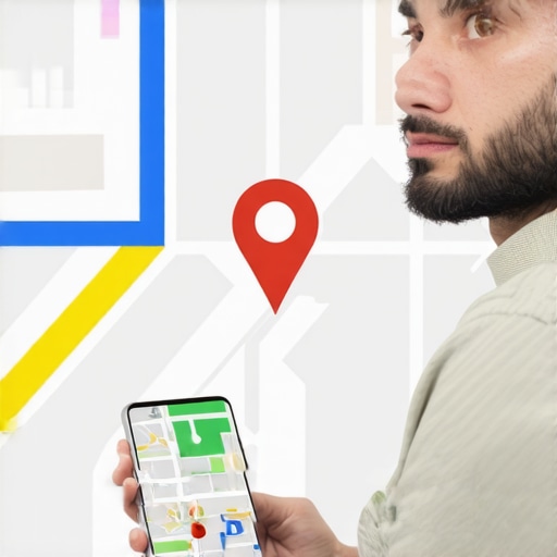 Business owner working on Google Maps optimization in Chesapeake