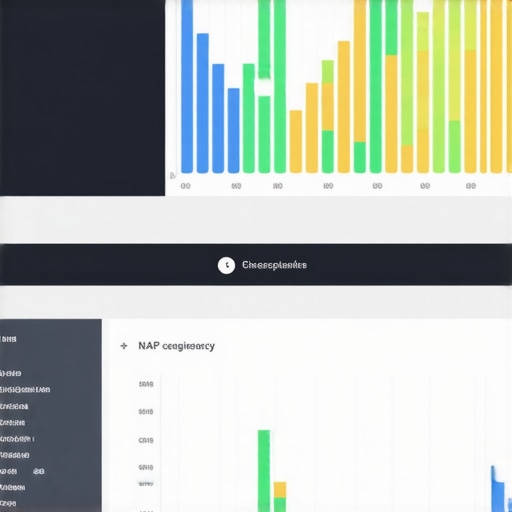 Screenshot displaying the dashboard of BrightLocal showing citation consistency across Chesapeake directories.