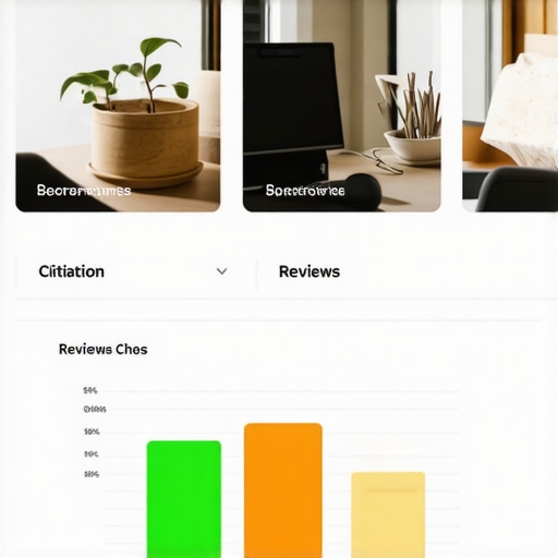 BrightLocal dashboard showing citation consistency and review management data for Chesapeake