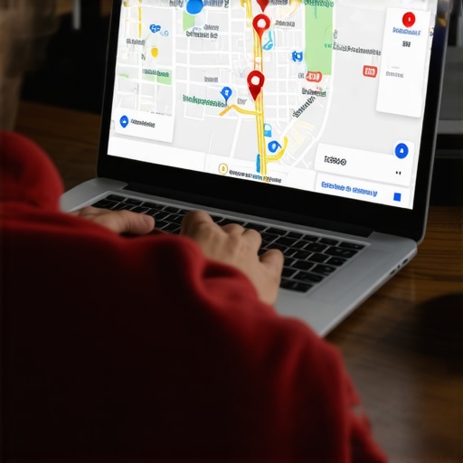 Expert analyzing local SEO on a laptop for Chesapeake business
